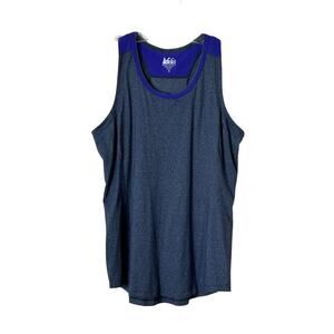 REI Racerback Tank Top Purple Gray Womens Small Activewear Athleisure